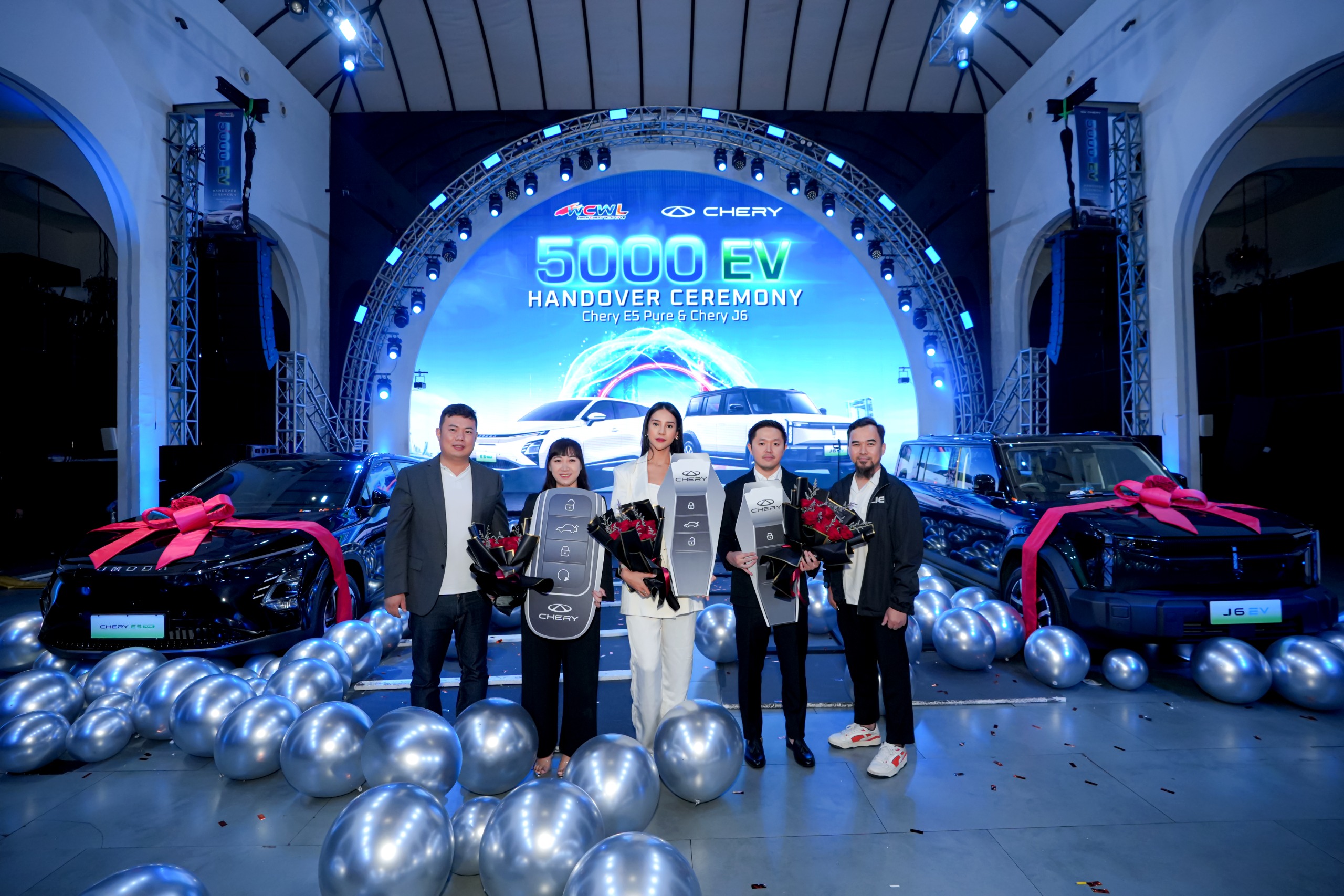 Rayakan 5.000 EV Chery Menginvasi Indonesia, Anya Geraldine Tampil Sebagai Kejutan-image