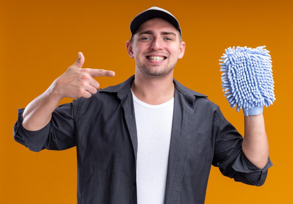 Wash Mitt atau Sarung Cuci Microfiber